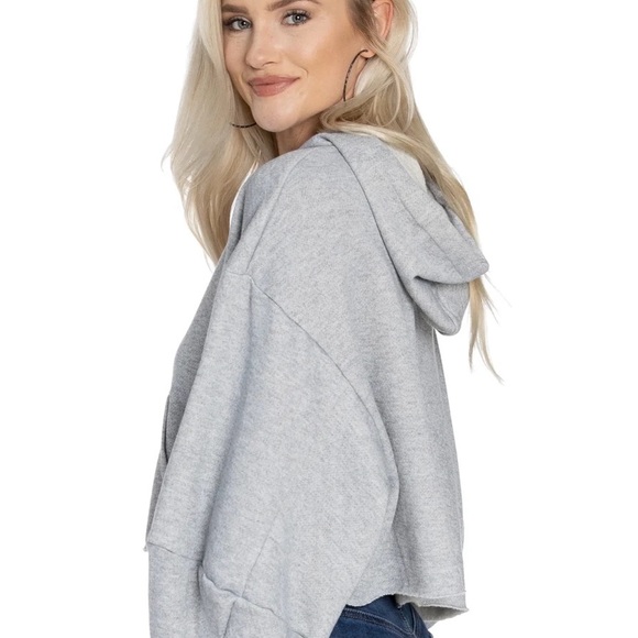 Flying Colors U of Arizona Wildcats Delilah cropped gray hoodie xs - Picture 3 of 7